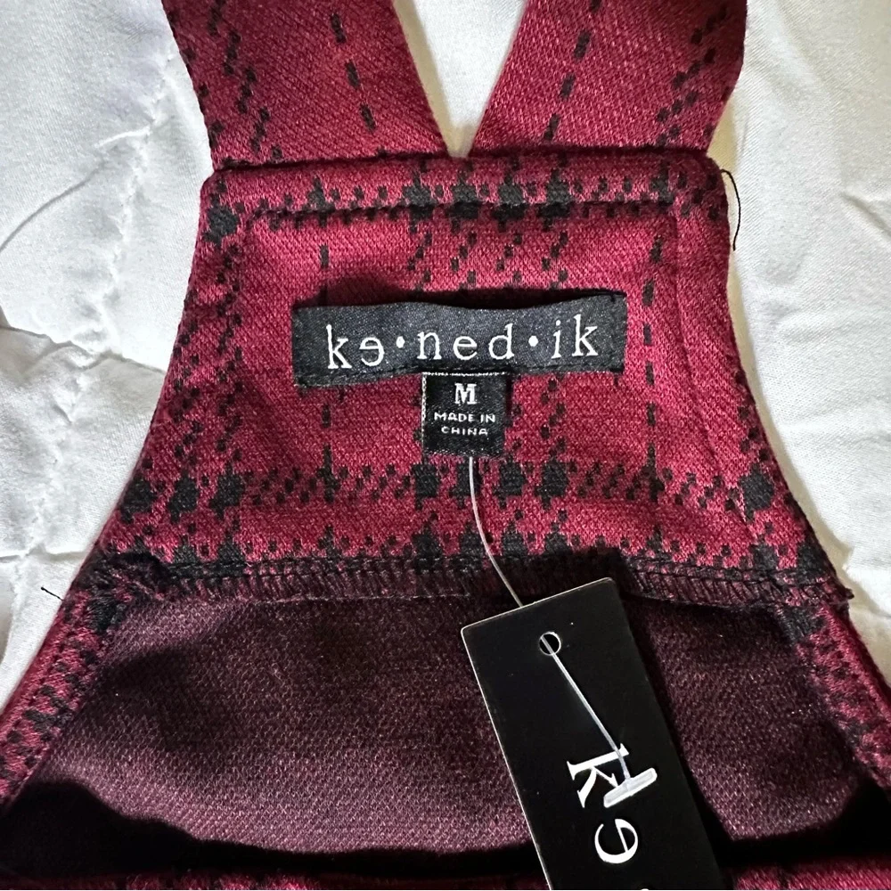 ke.ned.ik Herringbone Plaid Dress Jumper - Picture 4 of 12